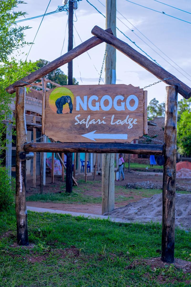 The Ngogo Safari Lodge signboard